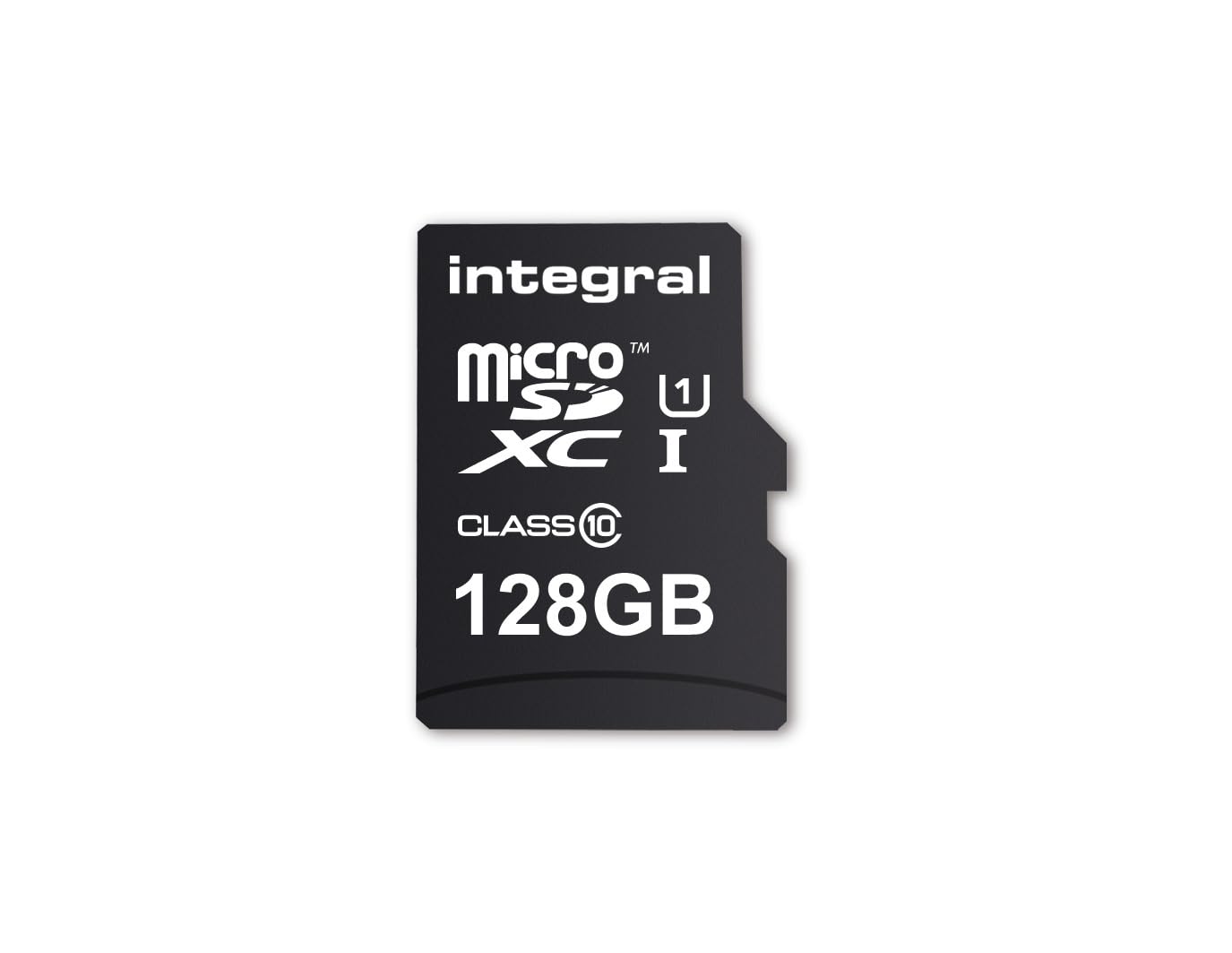 Integral 128 GB microSDXC Class 10 Memory Card for Smartphones and Tablets up to 80 MB/s, U1 Rating