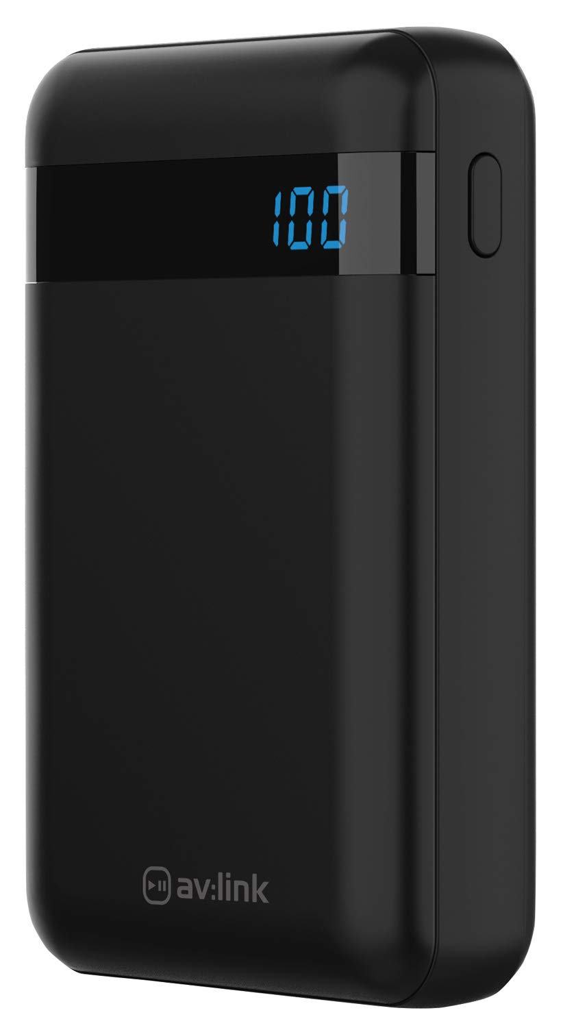 AV:Link | Portable Power Bank with LED Display | 10000mAh/37W