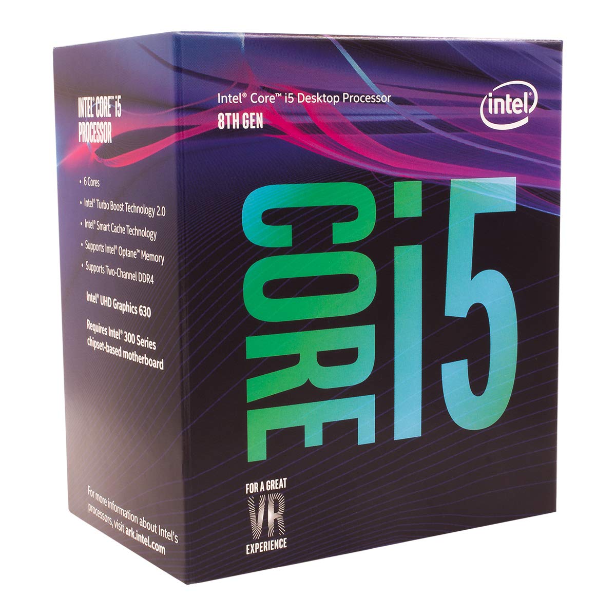 Intel® Core™ i5-8600 Desktop Processor 6 Core up to 4.3GHz Turbo LGA1151 300 Series 65W