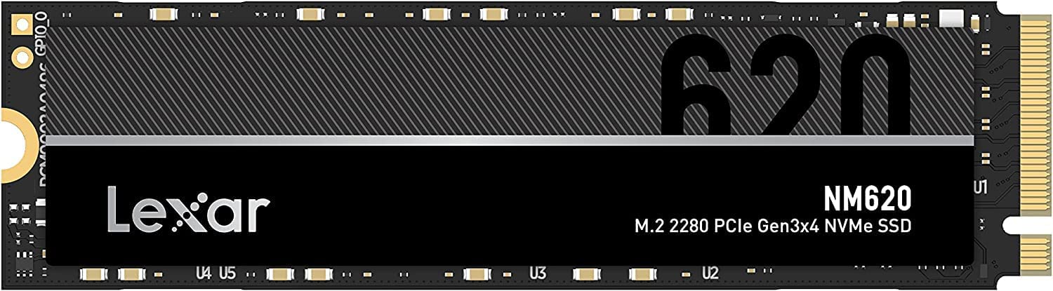 Lexar NM620 2TB SSD, M.2 2280 PCIe Gen3x4 NVMe 1.4 Internal SSD, Up To 3500MB/s Read, 3000MB/s Write, 3D NAND Flash Internal Solid State Drive PC Enthusiasts And Gamers (LNM620X002T-RNNNG)