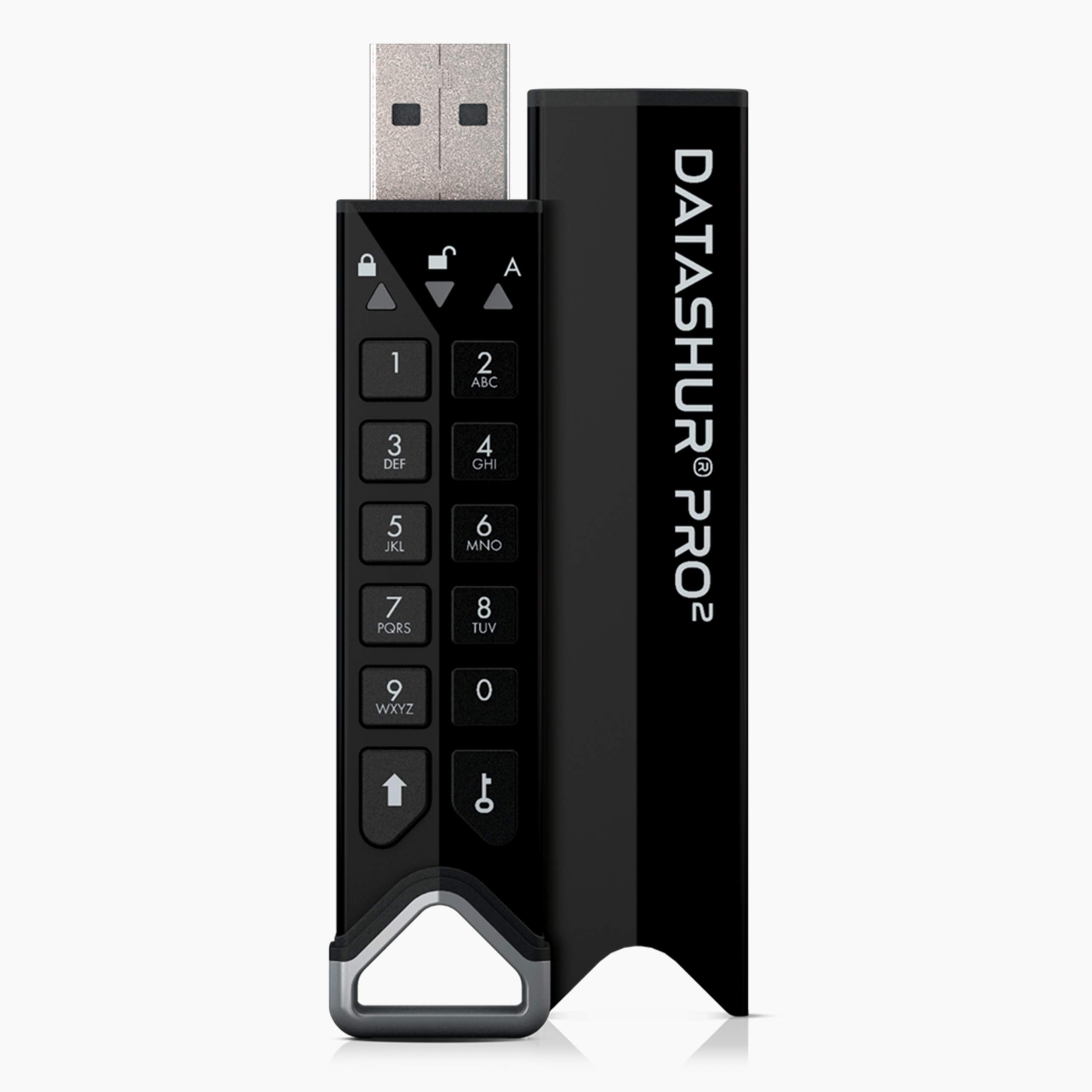 iStorage datAshur PRO2 256 GB - Secure Flash Drive - FIPS 140-2 Level 3 Certified - Password protected - Dust/Water-Resistant