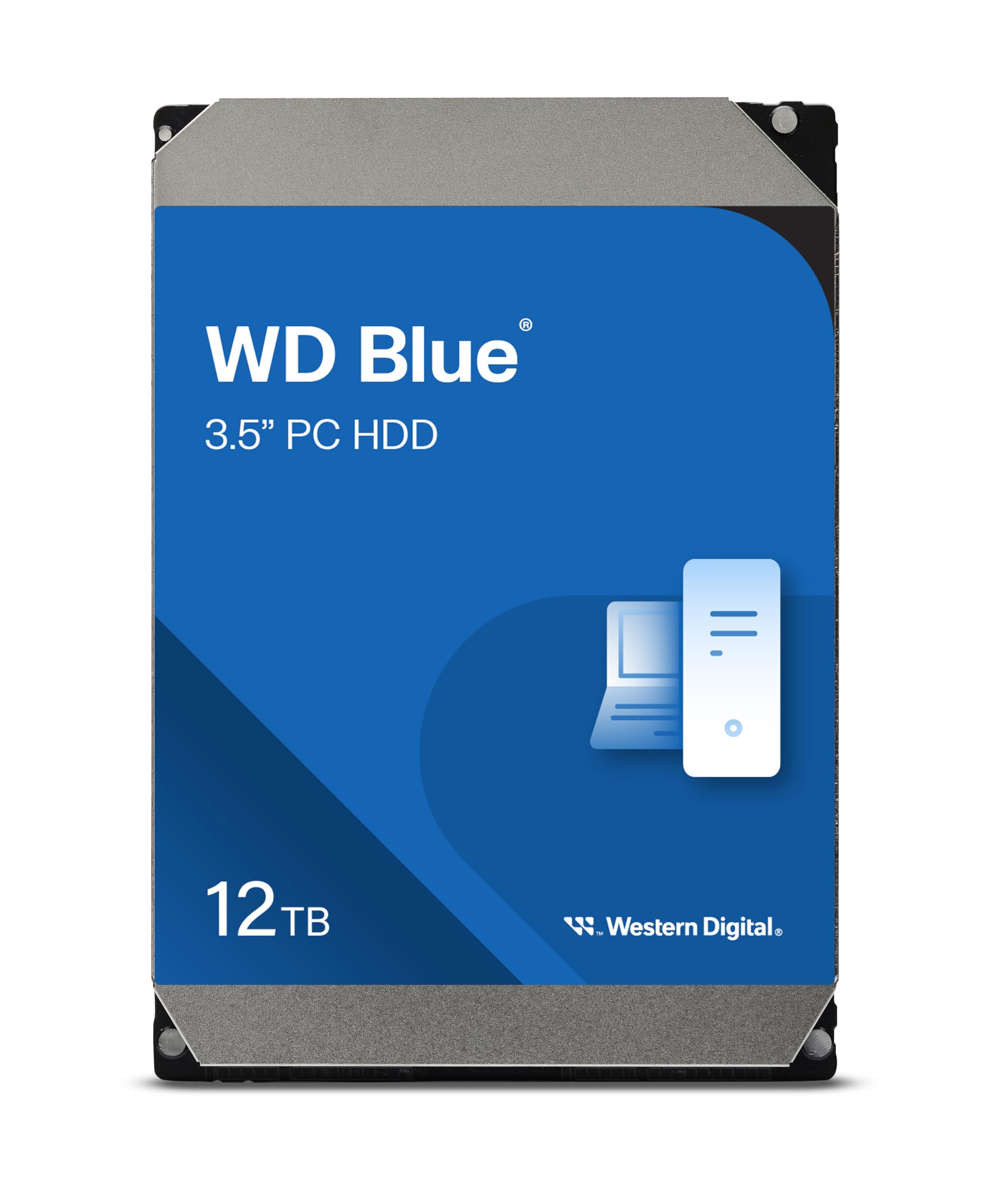 WD Blue 12TB Desktop 3.5" Internal Hard Drive - 7200 RPM, SATA 6Gb/s, 512MB Cache