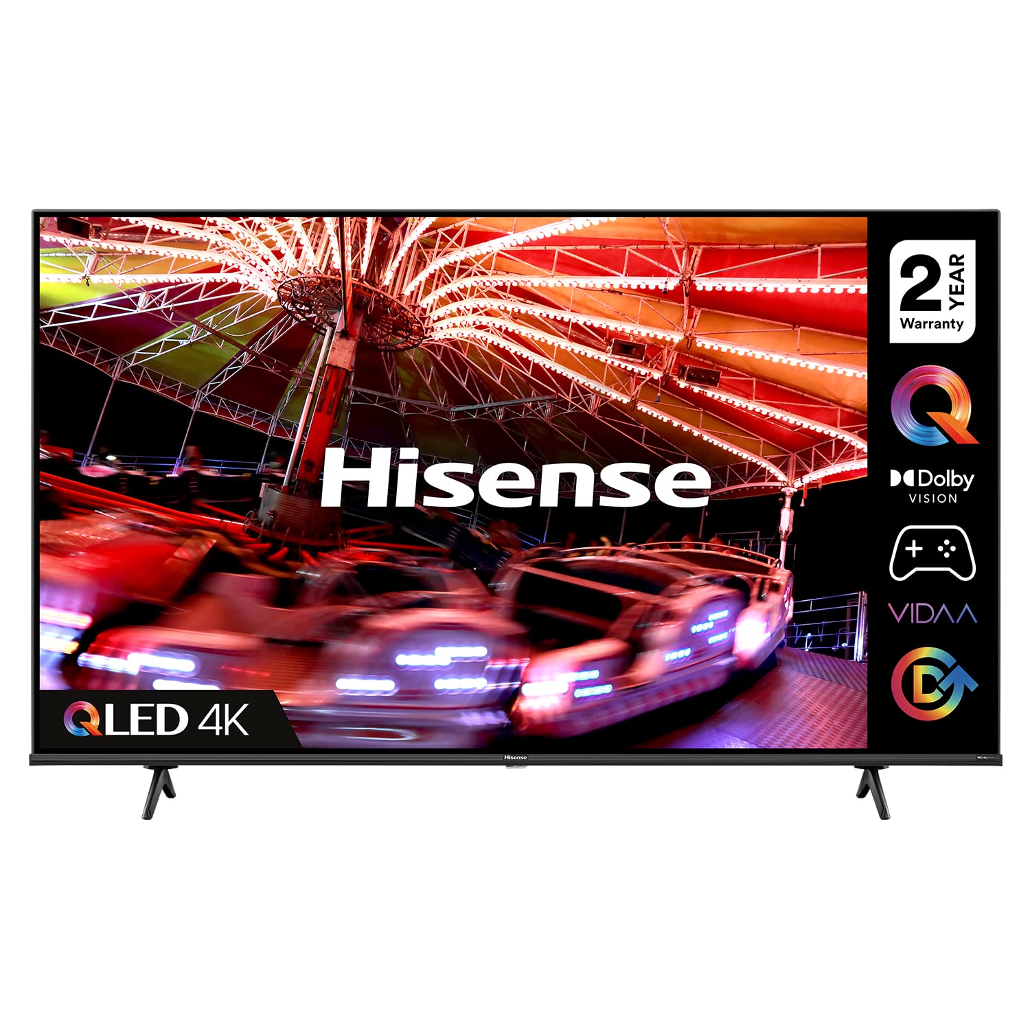 Hisense 50E7HQTUK QLED Gaming Series 50-inch 4K UHD Dolby Vision HDR Smart TV with YouTube, Netflix,Disneyu + Freeview Play and Alexa Built-in, Bluetooth and WiFi, TUV Certificated (2022 NEW)