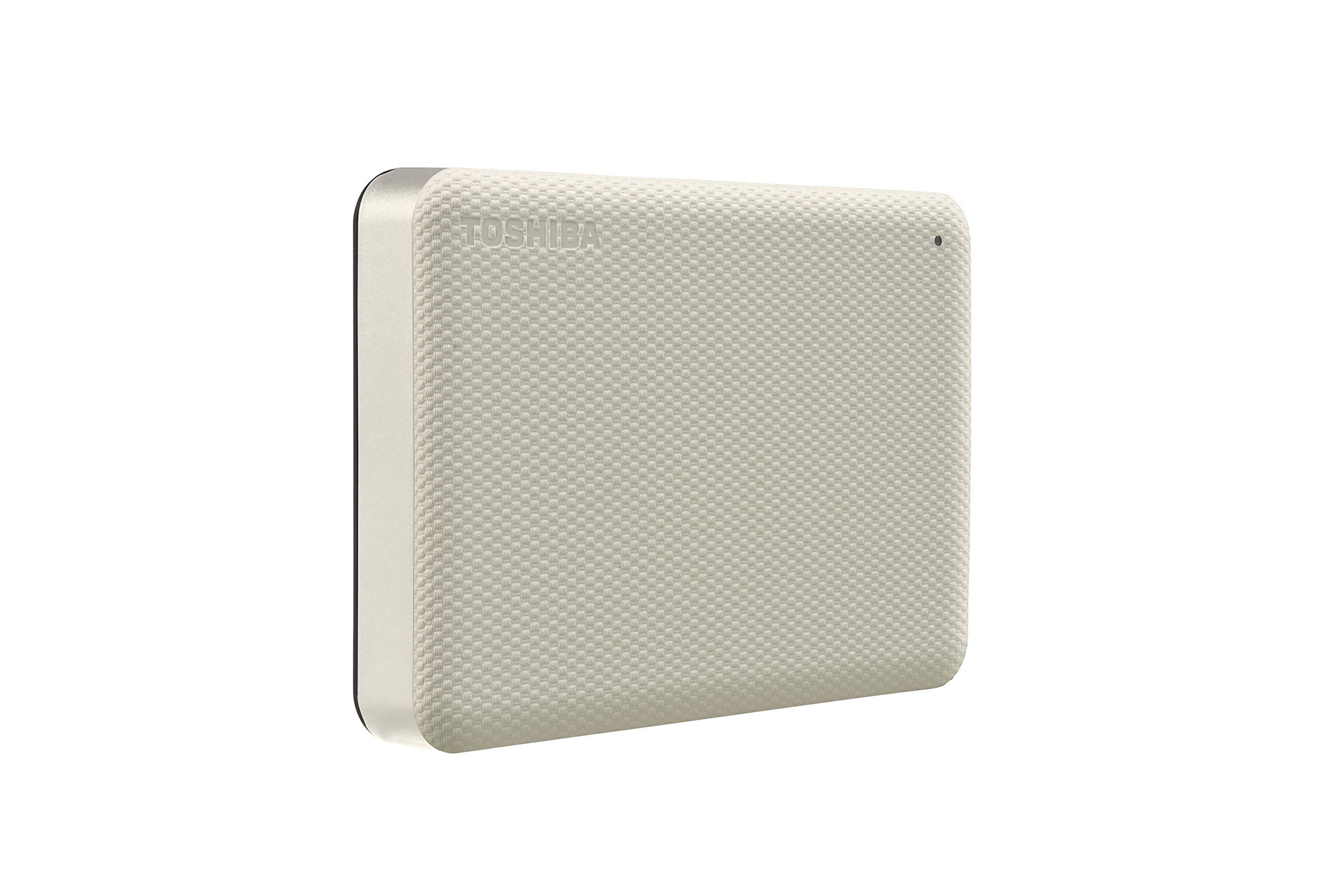 TOSHIBA Canvio Advance 4TB Portable External Hard Drive USB 3.0, White - HDTCA40XW3CA