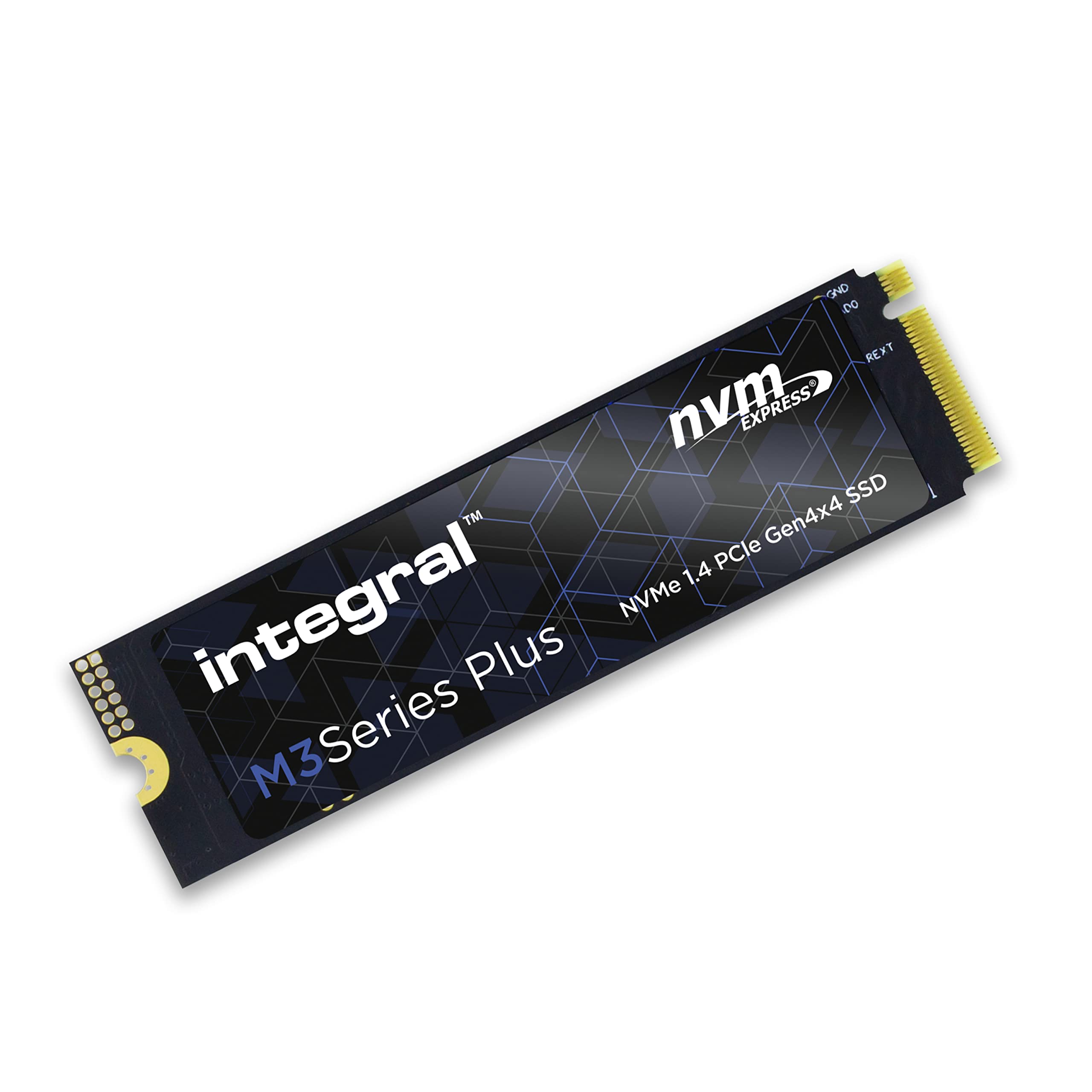 Integral 2TB M3+ SSD NVME M.2 2280 PCIe Gen4x4 R-4850MB/s W-4400MB/s TLC M2 Solid State Drive