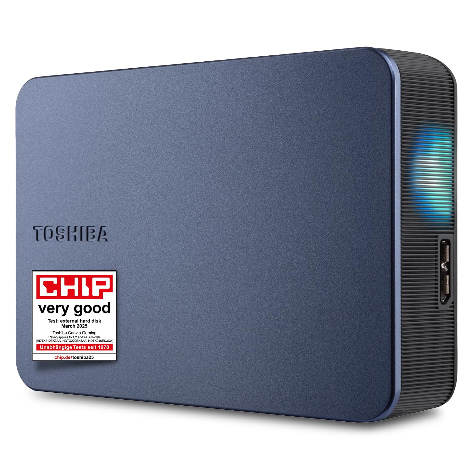 Toshiba Canvio Gaming 4TB Portable External Hard Drive, USB 3.2, for Play Station and Xbox, Black (HDTX240EK3CA)