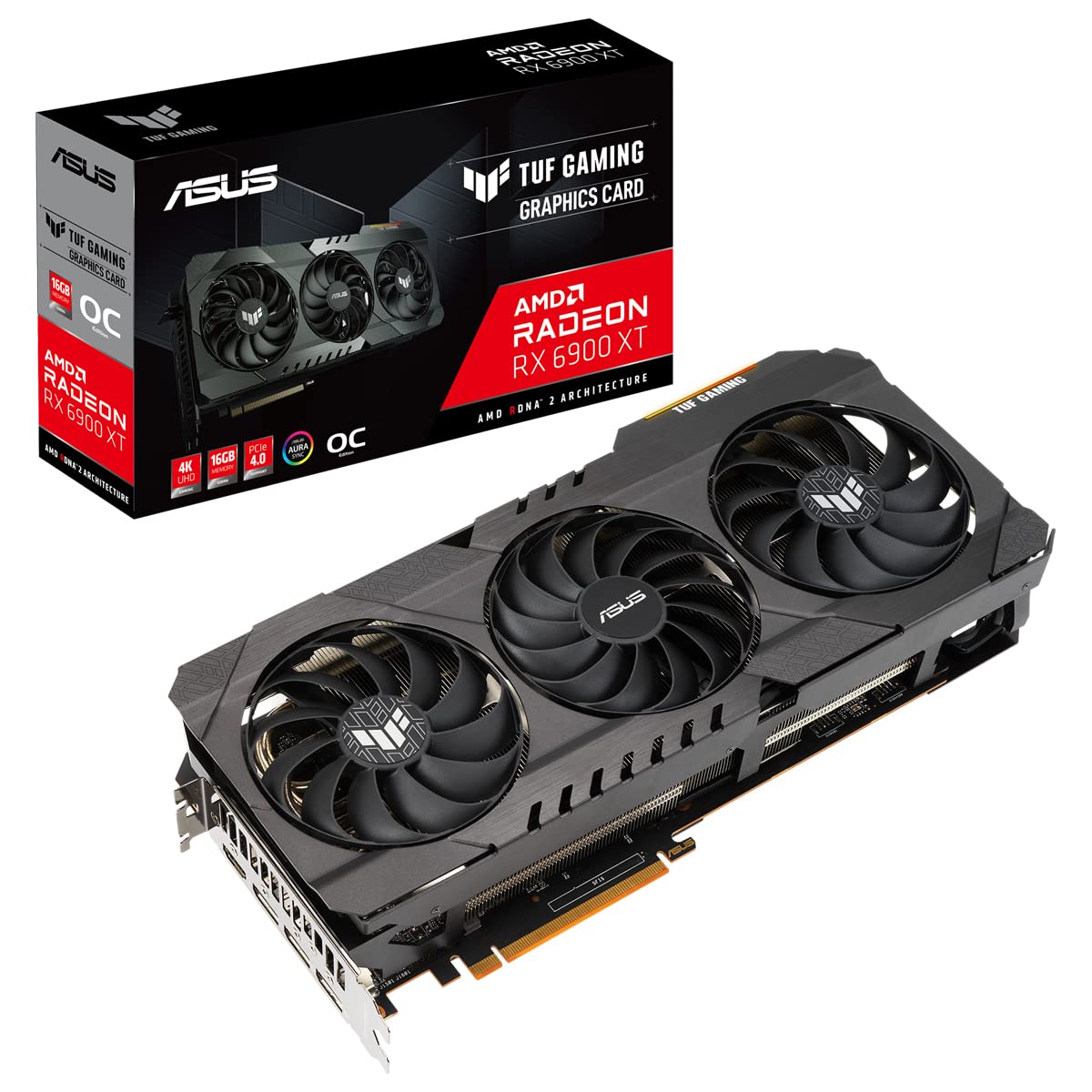 Asus Radeon RX 6900 XT TUF O16G, 16384 MB GDDR6 90YV0GE0-M0NM00