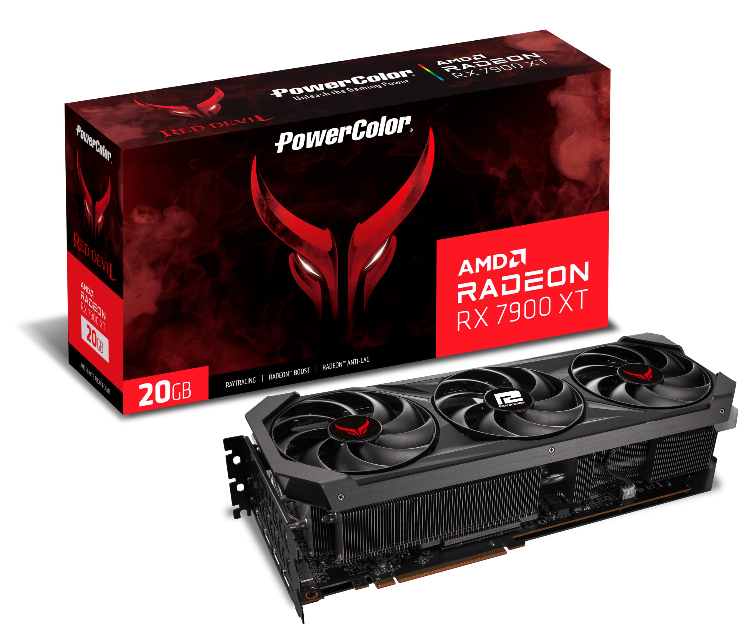 PowerColor Red Devil RX 7900 XT 20G-E/OC AMD Radeon RX 7900 XT 20 Go GDDR6