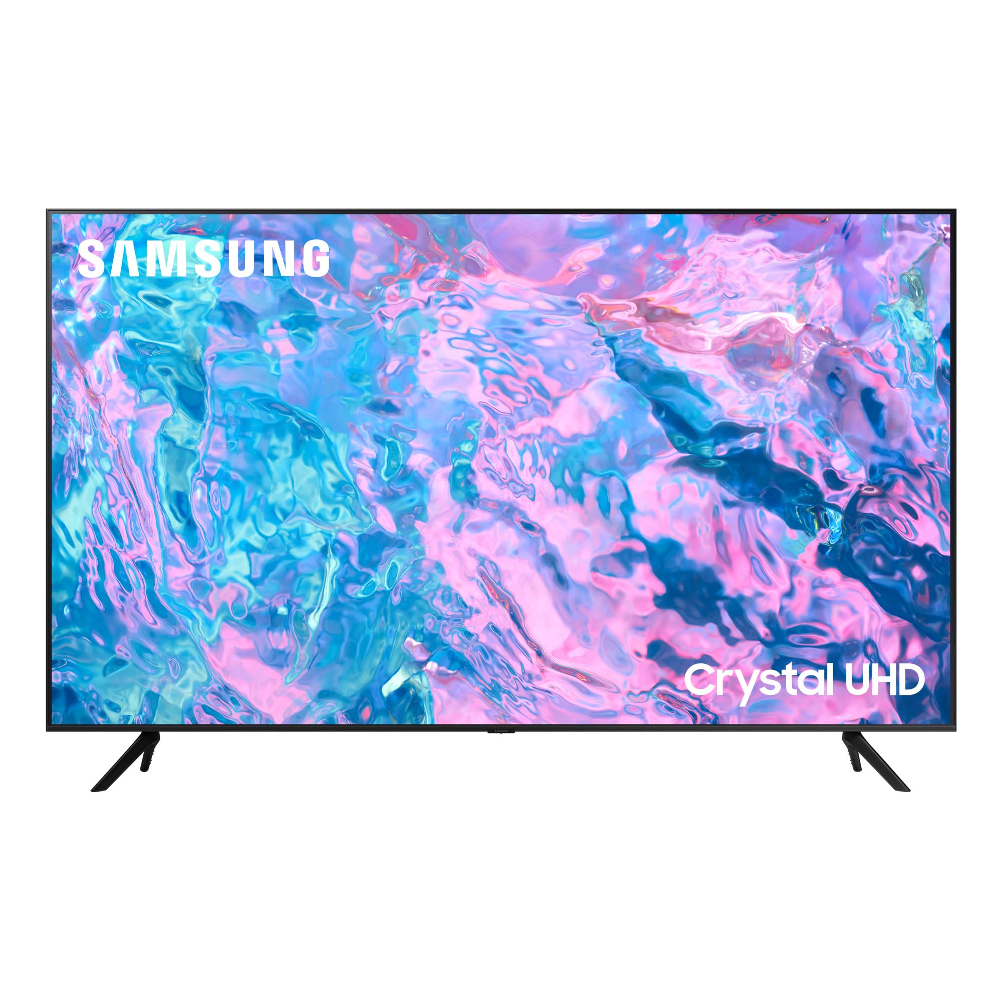 Samsung 75 Inch CU7100 UHD HDR Smart TV (2023) - 4K Crystal Processor, Adaptive Sound Audio, PurColour, Built In Gaming TV Hub, Smart TV Streaming & Video Call Apps And Image Contrast Enhancer