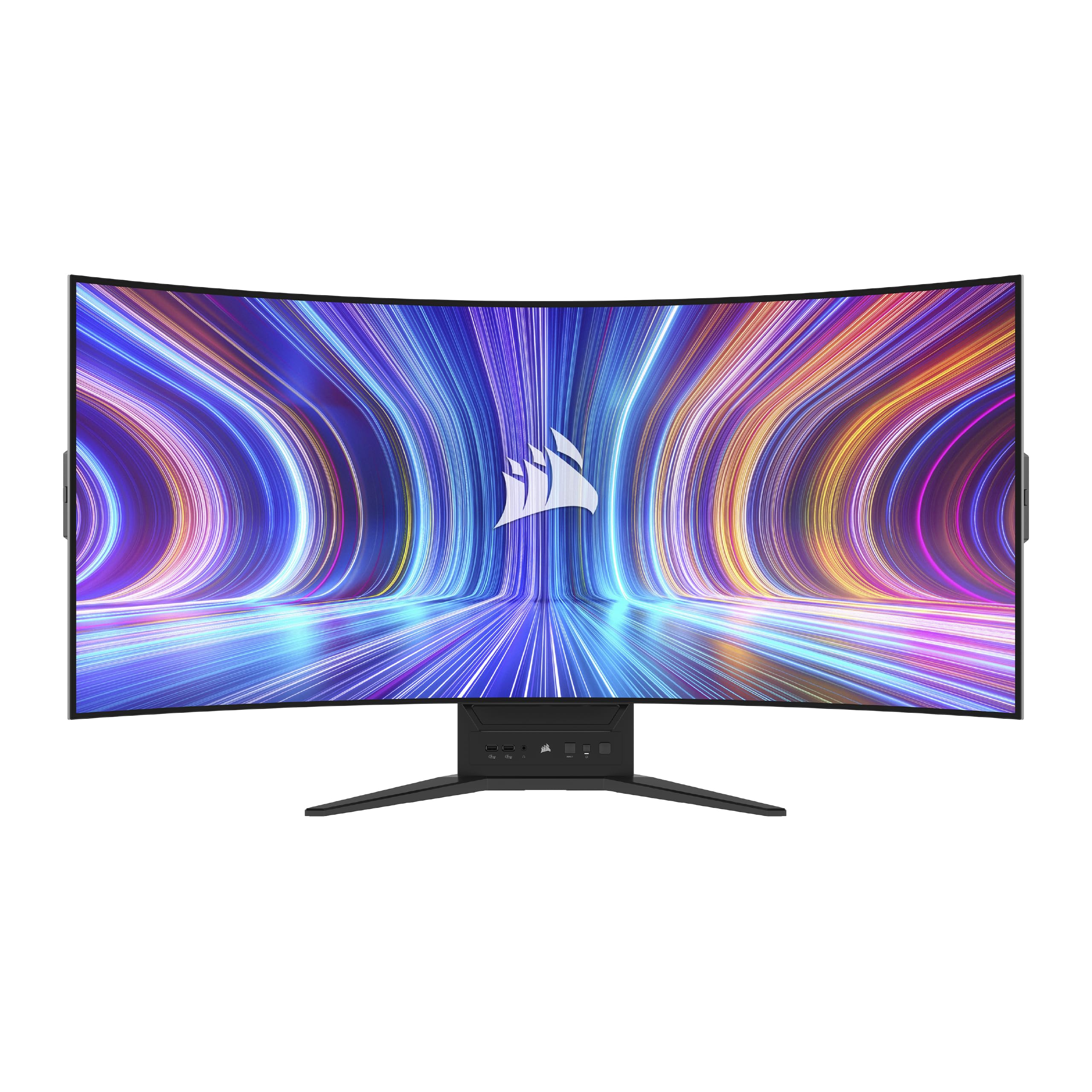 Corsair Xeneon Flex 45WQHD240 Gaming Monitor - 45-Inch OLED WQHD (3440 x 1440) Bendable Display, 240Hz Refresh Rate, 0.03ms GtG Response Time, NVIDIA G-SYNC Compatible, AMD FreeSync Premium Black